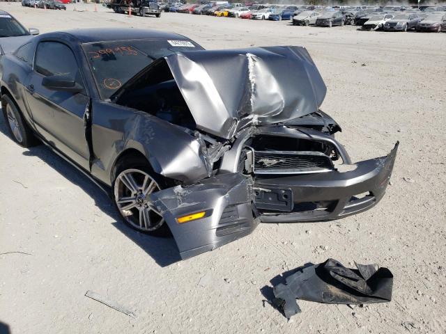 1ZVBP8AM7E5299935 - 2014 FORD MUSTANG GRAY photo 9