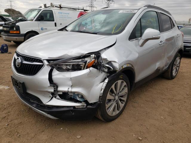 KL4CJASB4KB778480 - 2019 BUICK ENCORE PRE SILVER photo 2