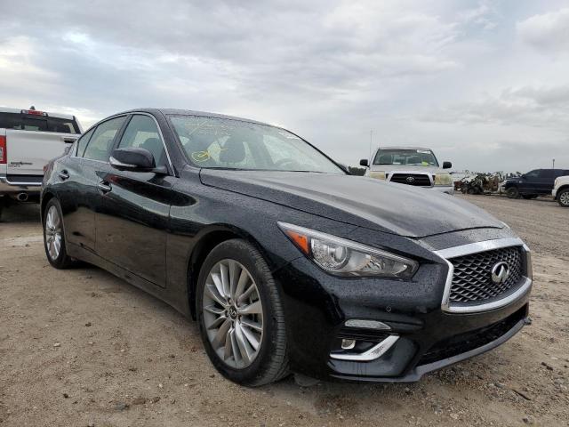 JN1EV7BP4MM706318 - 2021 INFINITI Q50 LUXE BLACK photo 1