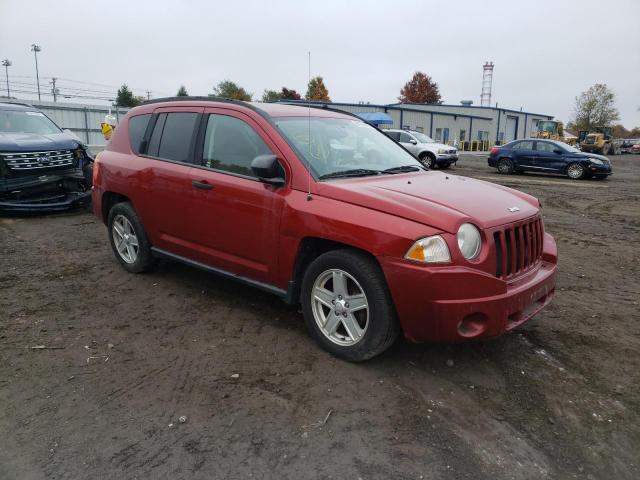 1J8FF47W97D265277 - 2007 JEEP COMPASS RED photo 1
