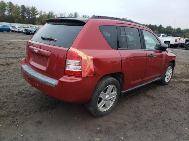 1J8FF47W97D265277 - 2007 JEEP COMPASS RED photo 4