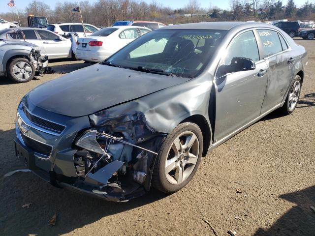 1G1ZH57B694169331 - 2009 CHEVROLET MALIBU 1LT GRAY photo 2