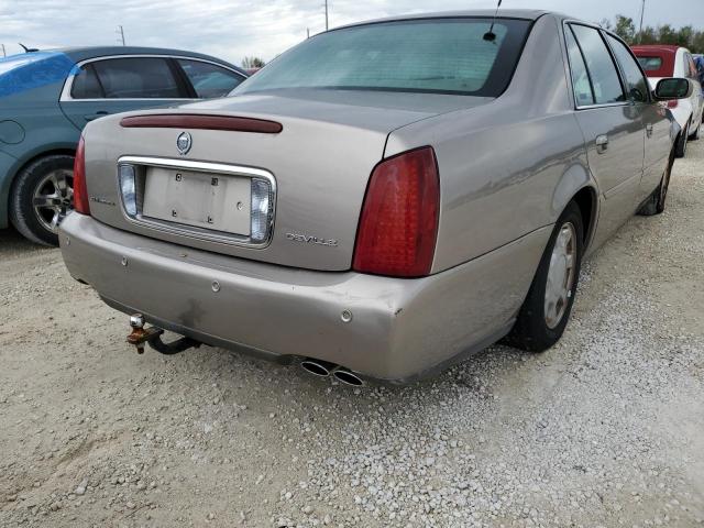 1G6KD54Y31U279693 - 2001 CADILLAC DEVILLE TAN photo 4