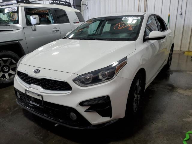 3KPF24AD5LE157290 - 2020 KIA FORTE FE WHITE photo 2