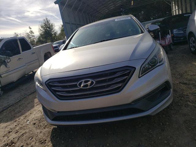 5NPE34AFXFH045918 - 2015 HYUNDAI SONATA SPO SILVER photo 5