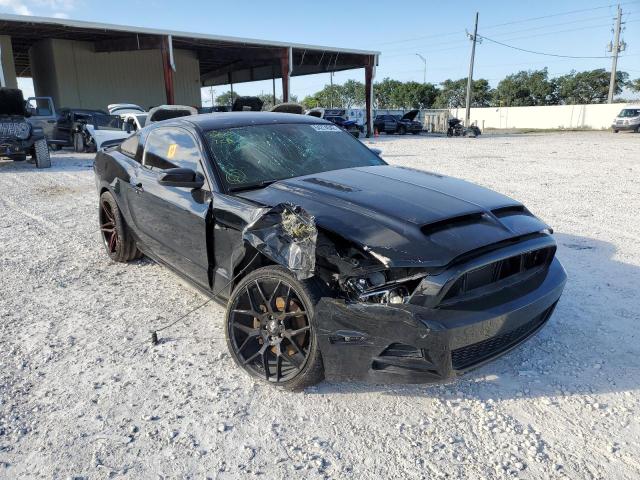 1ZVBP8AM8E5280309 - 2014 FORD MUSTANG BLACK photo 1