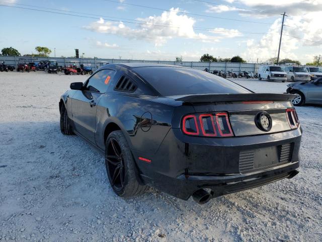 1ZVBP8AM8E5280309 - 2014 FORD MUSTANG BLACK photo 3