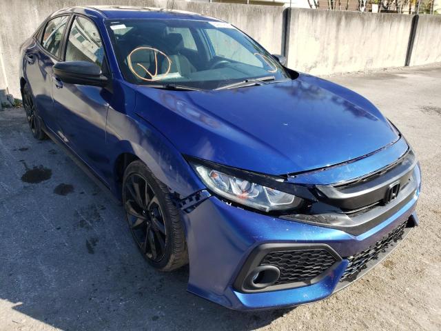 SHHFK7H41KU223834 - 2019 HONDA CIVIC SPOR BLUE photo 1