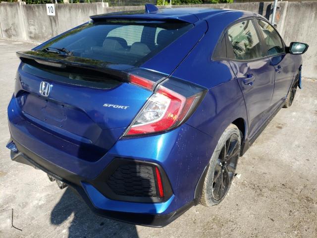 SHHFK7H41KU223834 - 2019 HONDA CIVIC SPOR BLUE photo 4