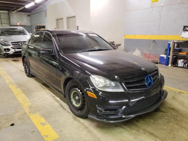 WDDGF8AB9EA934404 - 2014 MERCEDES-BENZ C 300 4MAT BLACK photo 1