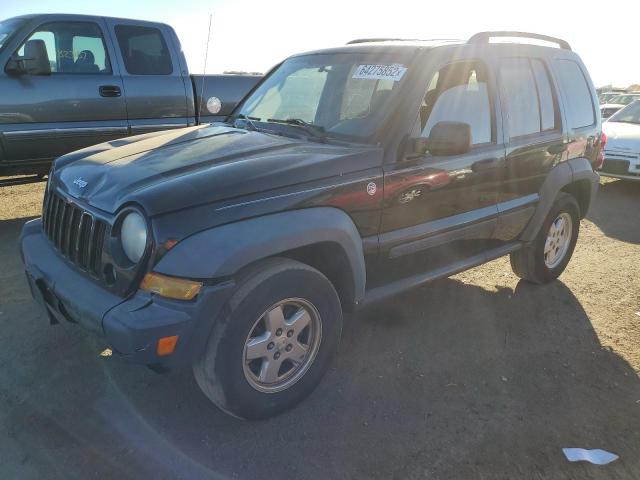 1J4GL48K77W650884 - 2007 JEEP LIBERTY SP SILVER photo 1