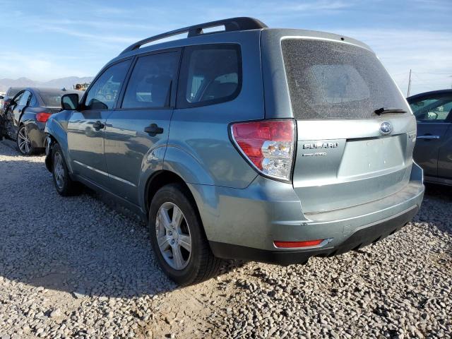 JF2SH6BC2AH778283 - 2010 SUBARU FORESTER X TEAL photo 3