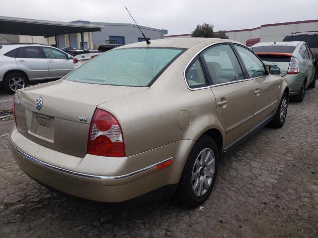 WVWPH63B22P043708 - 2002 VOLKSWAGEN PASSAT GLS BEIGE photo 4