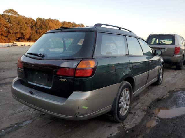 4S3BH675127636281 - 2002 SUBARU LEGACY OUT GREEN photo 4