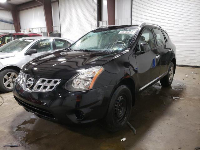 JN8AS5MV5EW717066 - 2014 NISSAN ROGUE SELE BLACK photo 2