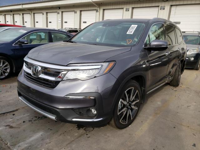 5FNYF6H65NB001375 - 2022 HONDA PILOT TOUR GRAY photo 2