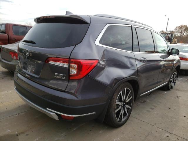 5FNYF6H65NB001375 - 2022 HONDA PILOT TOUR GRAY photo 4