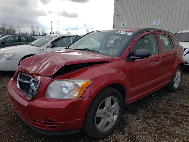 1B3HB48A99D244559 - 2009 DODGE CALIBER SX RED photo 2