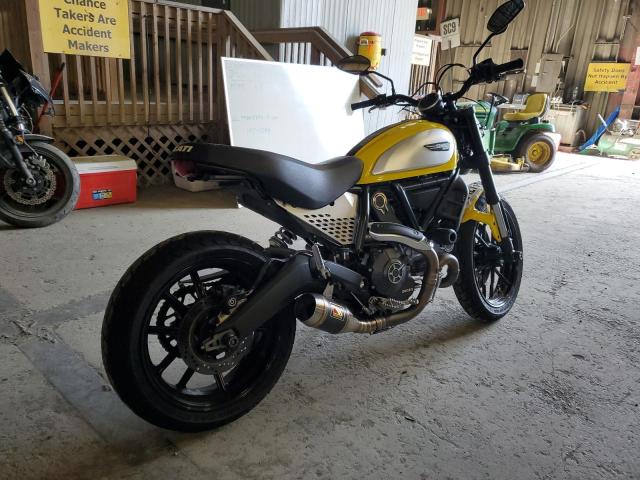 ML015ANM2HT011275 - 2017 DUCATI SCRAMBLER YELLOW photo 4