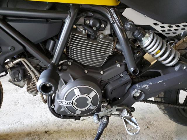 ML015ANM2HT011275 - 2017 DUCATI SCRAMBLER YELLOW photo 7