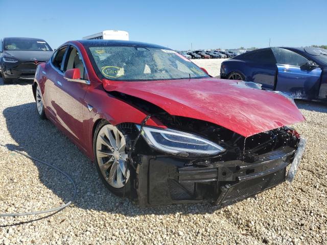 5YJSA1E29JF290795 - 2018 TESLA MODEL S Կարմիր լուսանկար 1