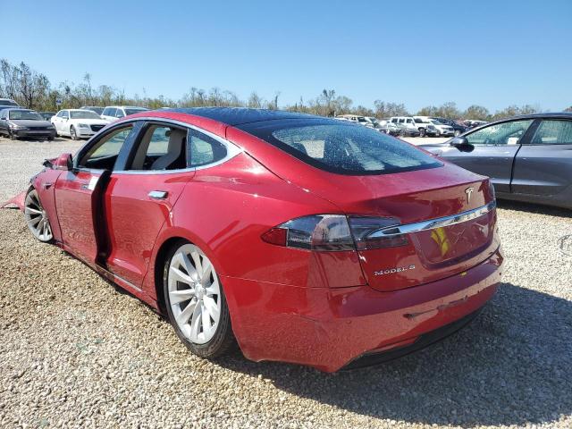 5YJSA1E29JF290795 - 2018 TESLA MODEL S Կարմիր լուսանկար 3
