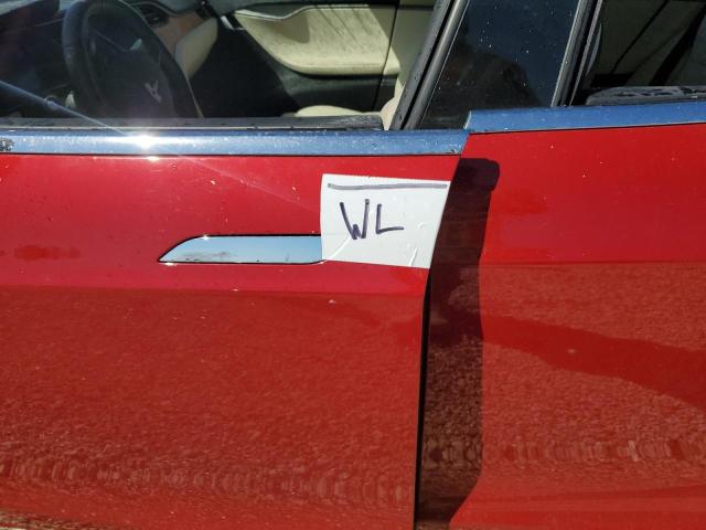 5YJSA1E29JF290795 - 2018 TESLA MODEL S Կարմիր լուսանկար 9