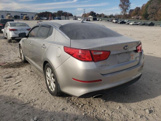 5XXGN4A72EG321756 - 2014 KIA OPTIMA EX SILVER photo 3