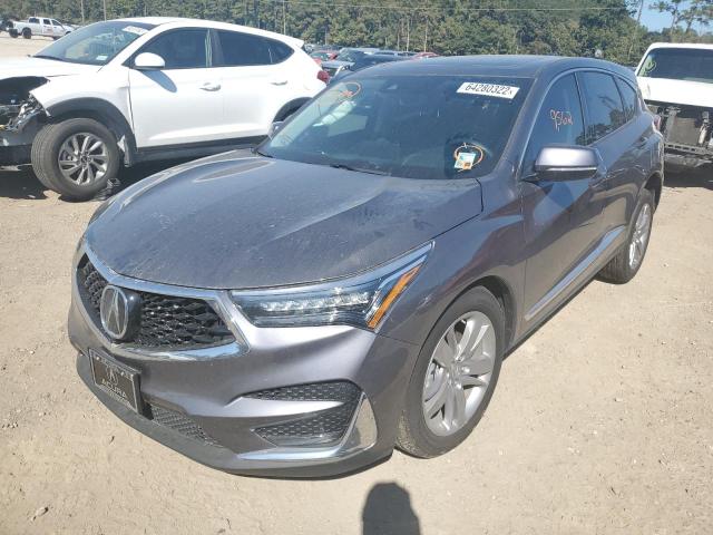 5J8TC1H79ML014237 - 2021 ACURA RDX ADVANC GRAY photo 2