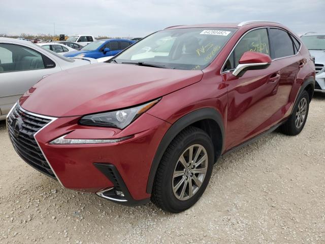 JTJYARBZ2K2137008 - 2019 LEXUS NX 300 BAS RED photo 2