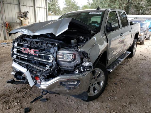 3GTU2NEC3JG238532 - 2018 GMC SIERRA K15 SILVER photo 2