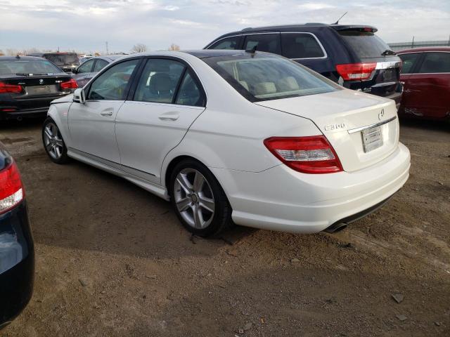 WDDGF8BB7AF449478 - 2010 MERCEDES-BENZ C 300 4MAT WHITE photo 3