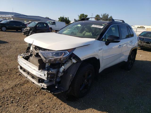 JTME6RFV0LD501303 - 2020 TOYOTA RAV4 XSE WHITE photo 2