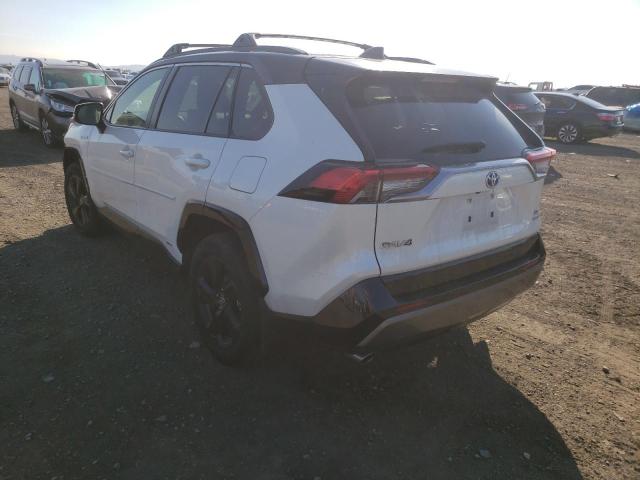 JTME6RFV0LD501303 - 2020 TOYOTA RAV4 XSE WHITE photo 3