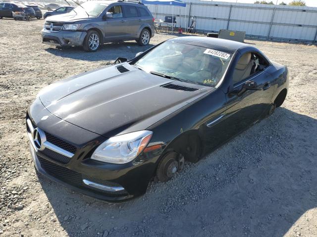 WDDPK4HA5CF040398 - 2012 MERCEDES-BENZ SLK 250 BLACK photo 2