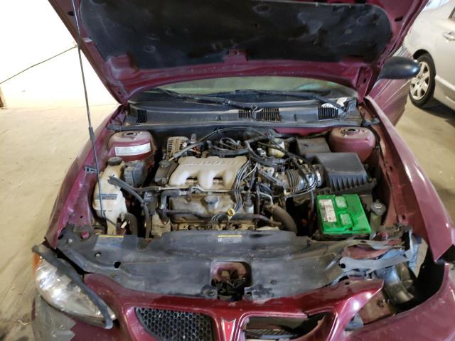 1G2NE52E05M218389 - 2005 PONTIAC GRAND AM S BURGUNDY photo 7