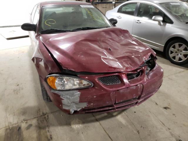 1G2NE52E05M218389 - 2005 PONTIAC GRAND AM S BURGUNDY photo 9