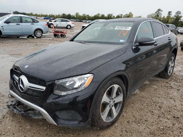 WDC0J4KB0HF153726 - 2017 MERCEDES-BENZ GLC COUPE BLACK photo 2