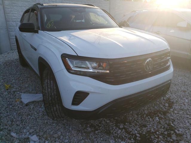 1V2ME2CA5LC208475 - 2020 VOLKSWAGEN ATLAS CROS أبيض صورة 1