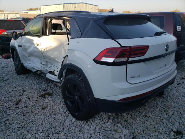 1V2ME2CA5LC208475 - 2020 VOLKSWAGEN ATLAS CROS أبيض صورة 3