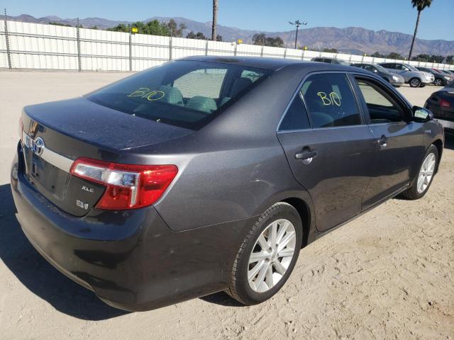 4T1BD1FK0CU028790 - 2012 TOYOTA CAMRY HYBR GRAY photo 4