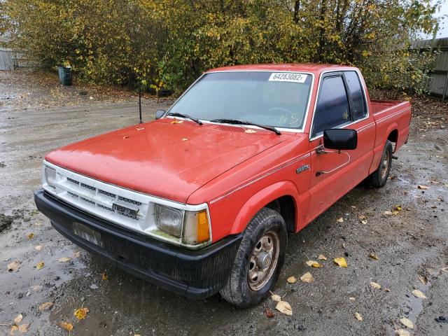 JM2UF313XJ0383971 - 1988 MAZDA B2200 CAB RED photo 2