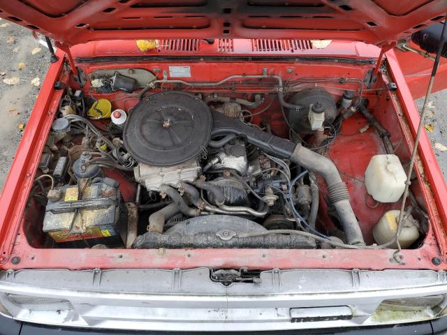 JM2UF313XJ0383971 - 1988 MAZDA B2200 CAB RED photo 7