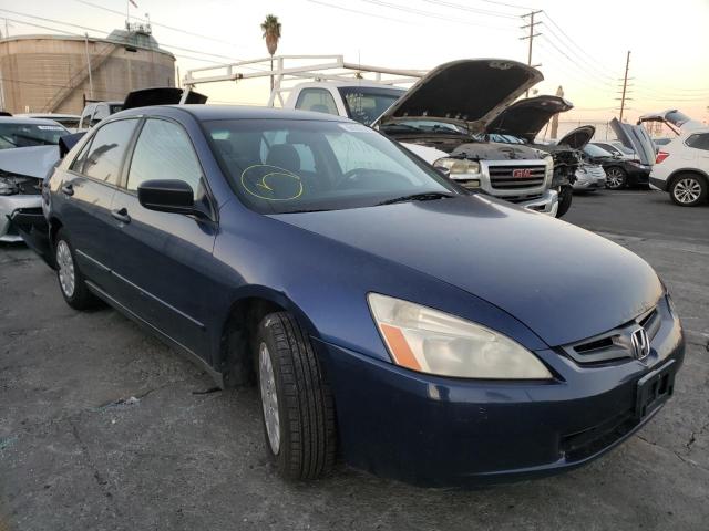 1HGCM55124A067426 - 2004 HONDA ACCORD DX BLUE photo 1