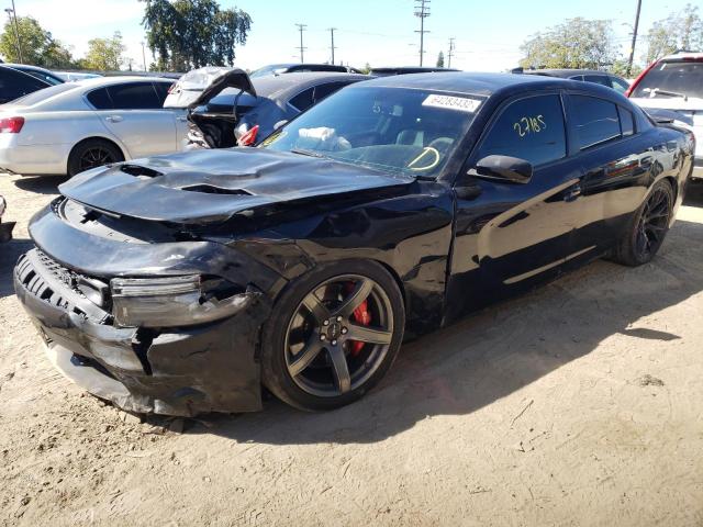 2C3CDXL91KH635588 - 2019 DODGE CHARGER SR BLACK photo 2