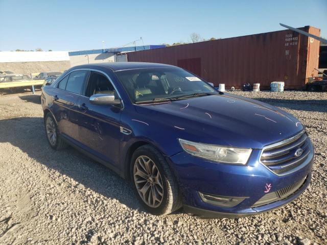 1FAHP2F83EG117910 - 2014 FORD TAURUS LIM BLUE photo 1