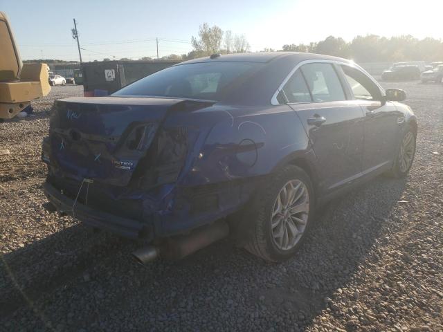 1FAHP2F83EG117910 - 2014 FORD TAURUS LIM BLUE photo 4