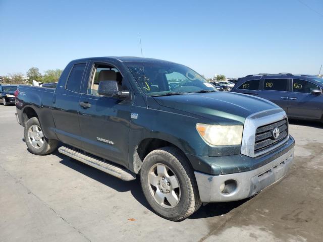 5TFRT54117X013503 - 2007 TOYOTA TUNDRA DOU GREEN photo 1