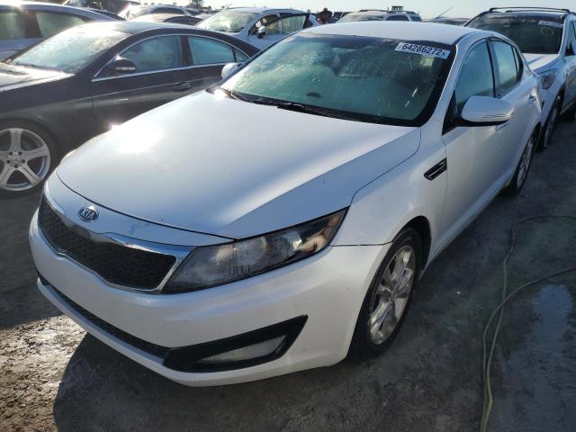 5XXGN4A75CG069840 - 2012 KIA OPTIMA EX WHITE photo 2