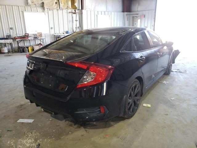 19XFC2F81KE007284 - 2019 HONDA CIVIC SPOR BLACK photo 4